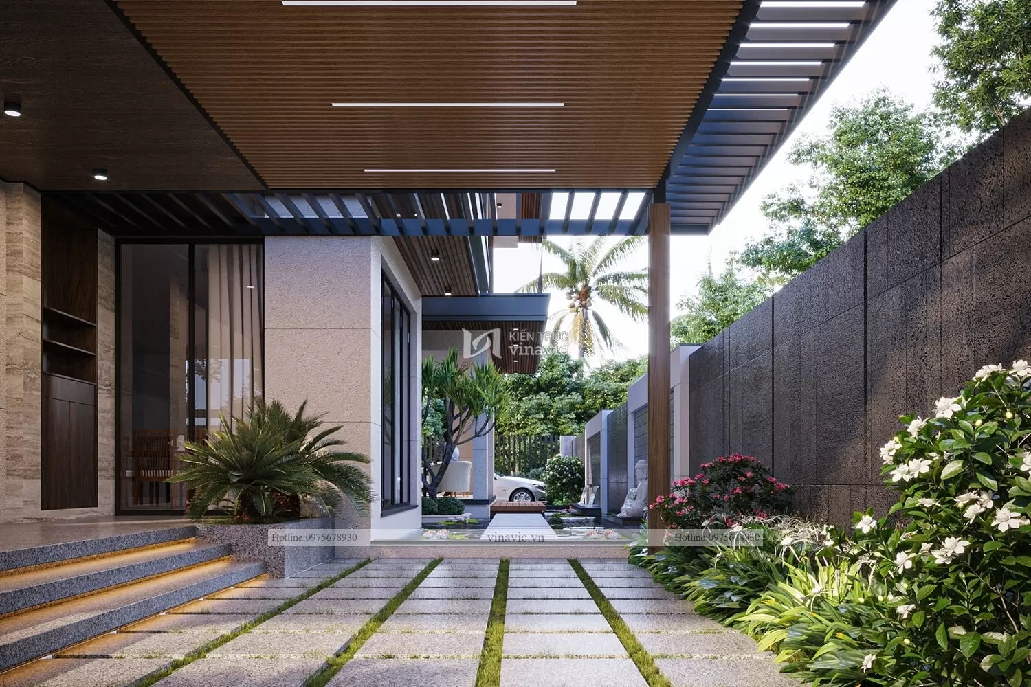 Không gian biệt thự có sự kết nối