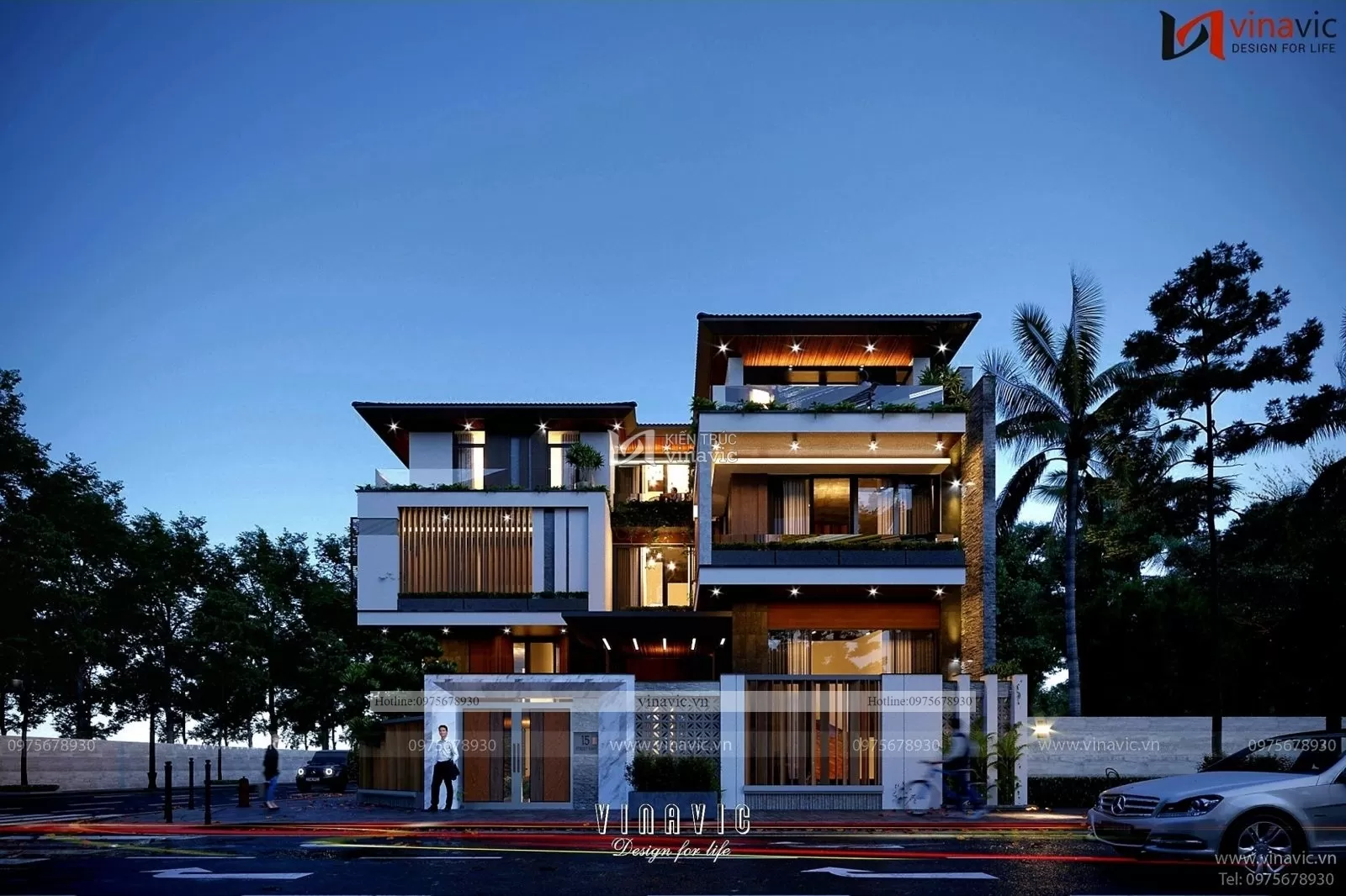 Biệt thự hiện đại tiện nghi