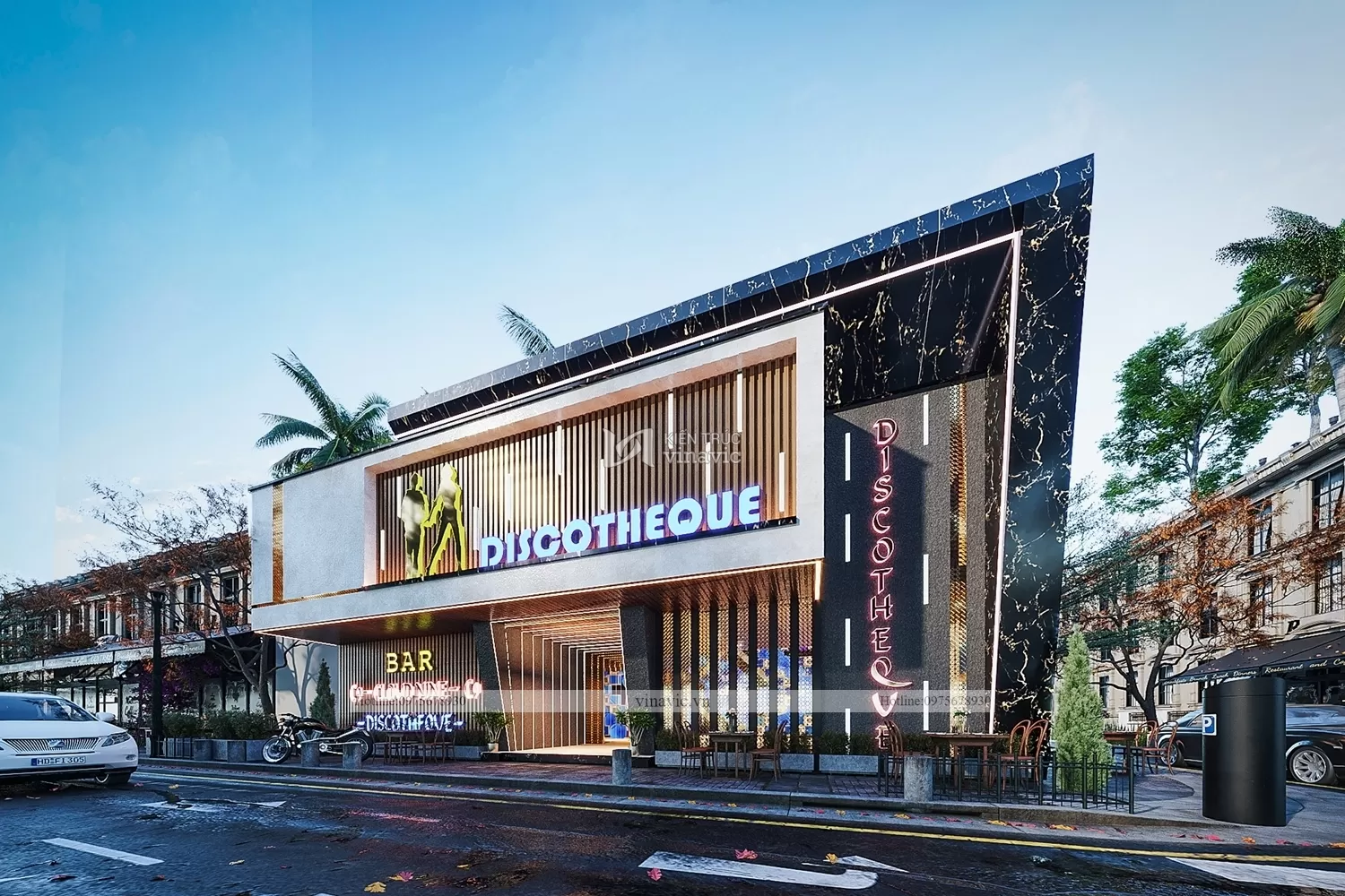 Không gian mặt tiền được thiết kế tỉ mỉ thu hút khách