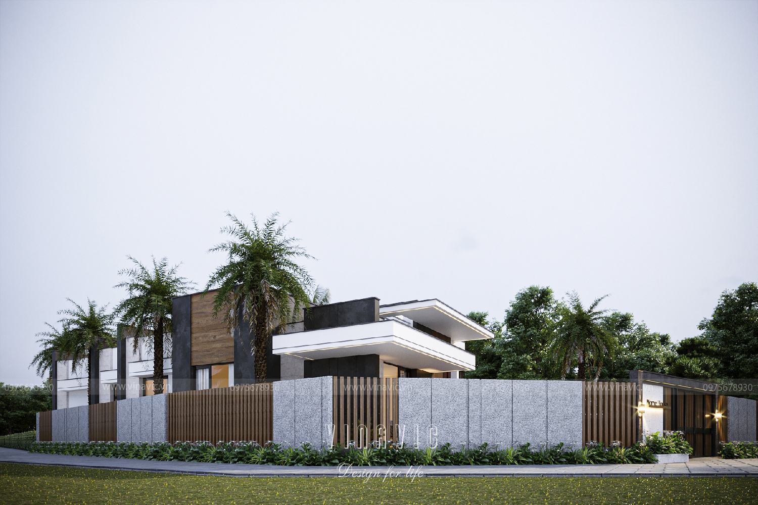 Vật liệu cao cấp được lựa chọn cho biệt thự 1 tầng