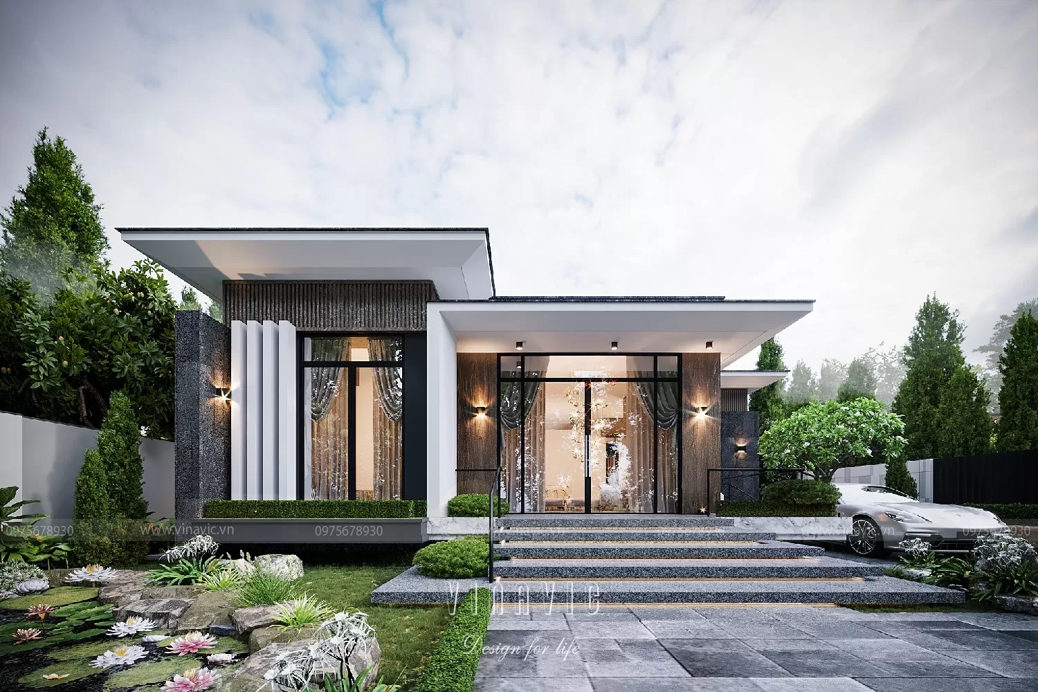 Một vài điểm nhấn màu sắc giúp không gian sống vừa rộng vừa sinh động