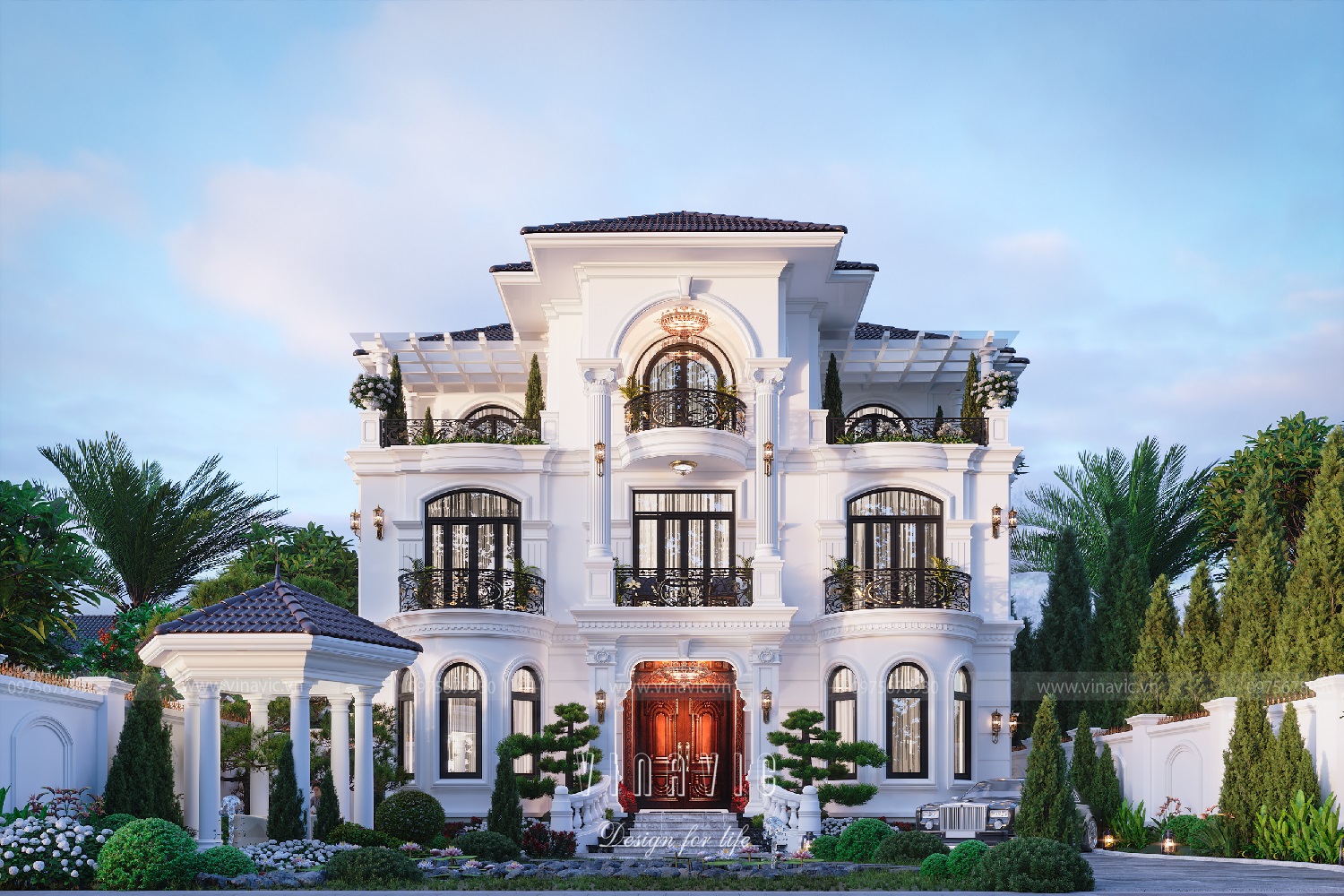 Biệt thự có tính thẩm mỹ cao