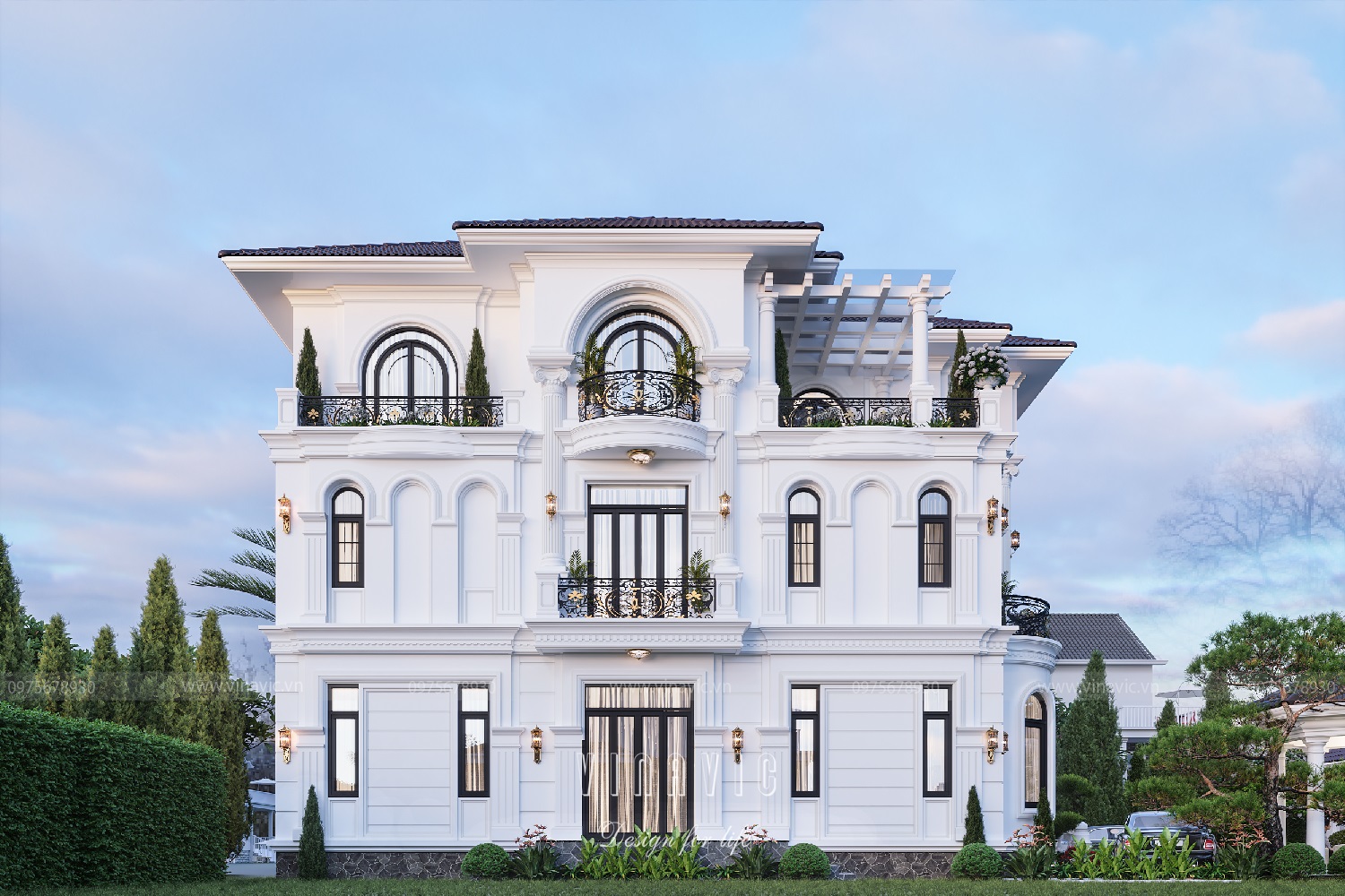 Biệt thự bố trí công năng khoa học