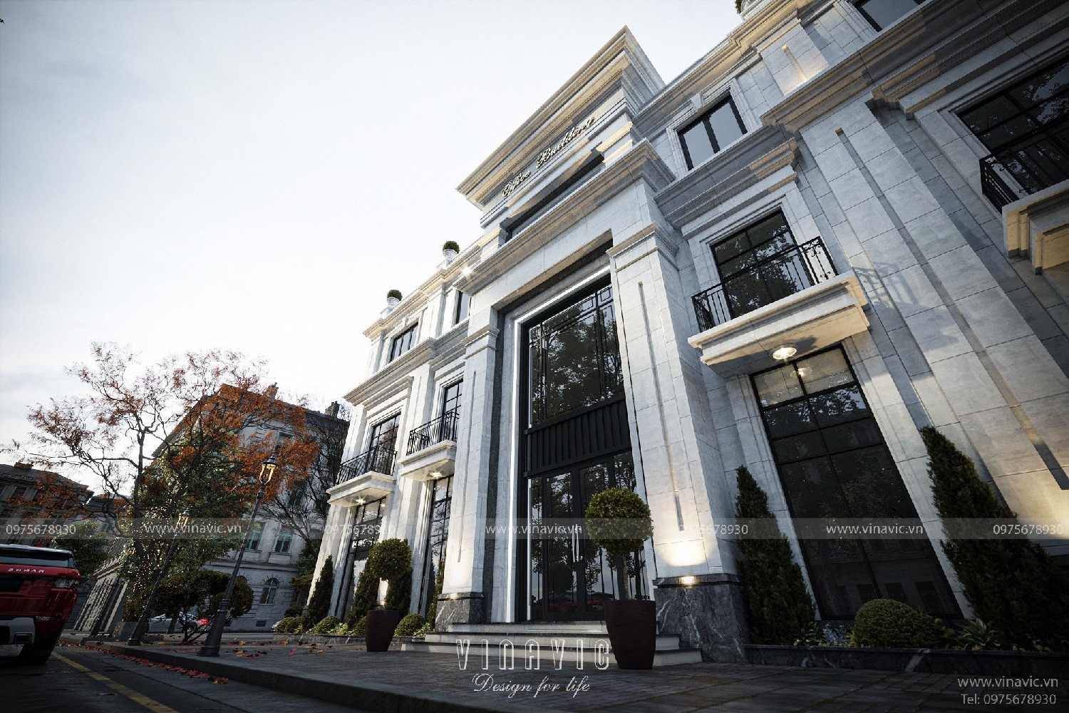 Mặt tiền ốp lát bằng đá