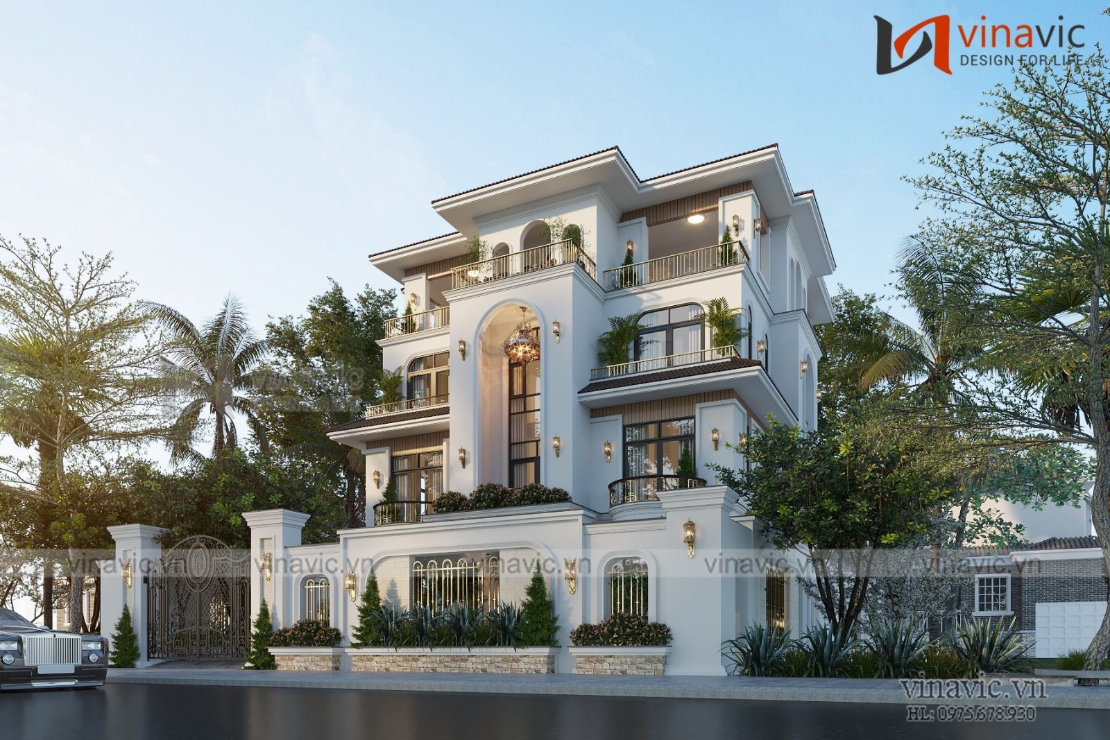 Cửa chính, cửa sổ được thiết kế hình vòm mềm mại