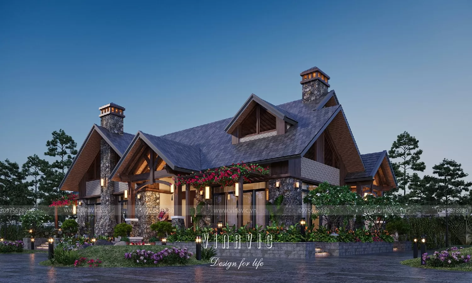 Thiết kế nhà đẹp cho diện tích nhỏ mái Thái