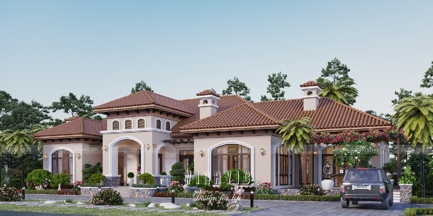 Tối ưu diện tích – Tối đa tiện nghi với biệt thự 1 tầng