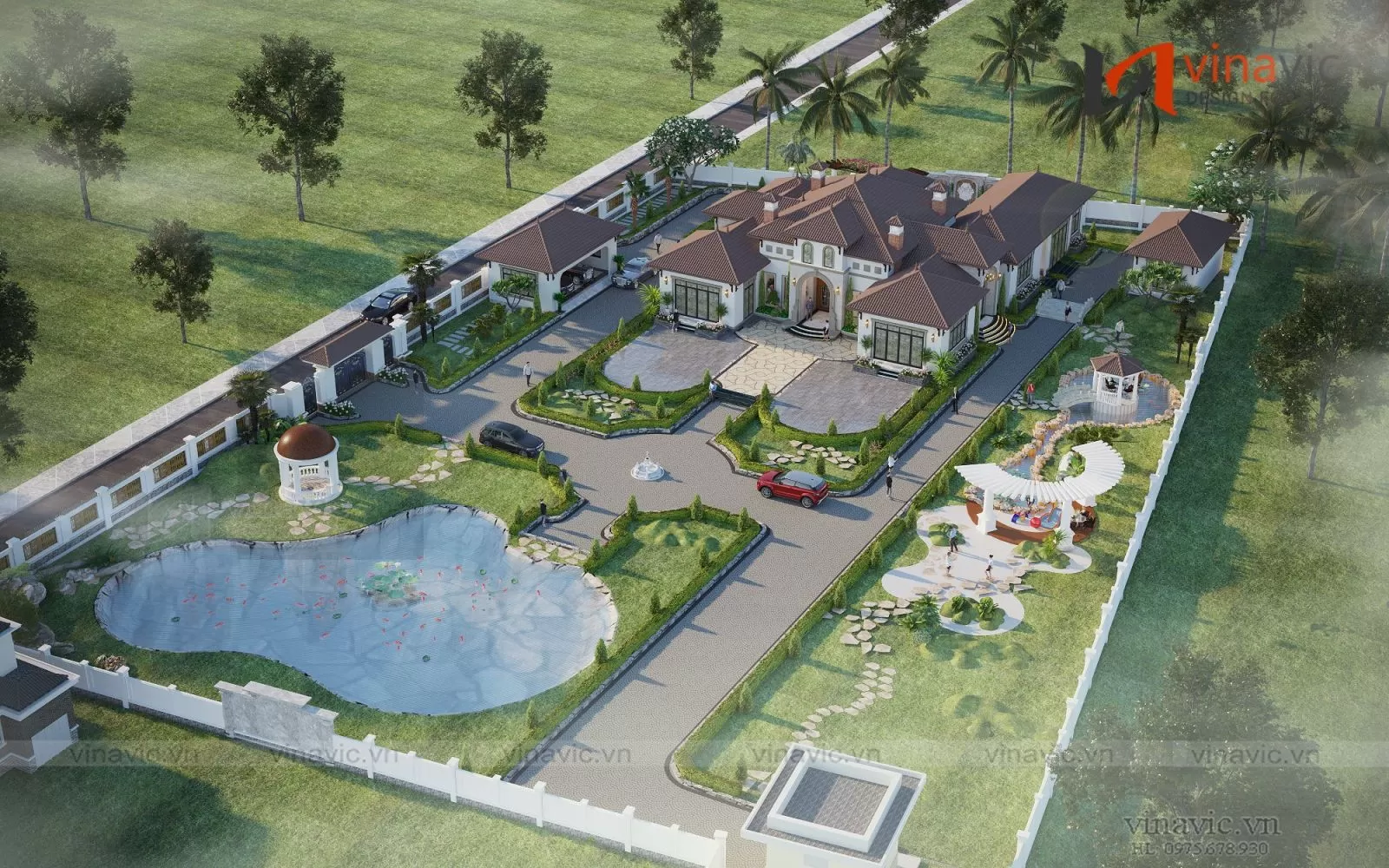 Kiểu biệt thực địa trung hải triệu đô