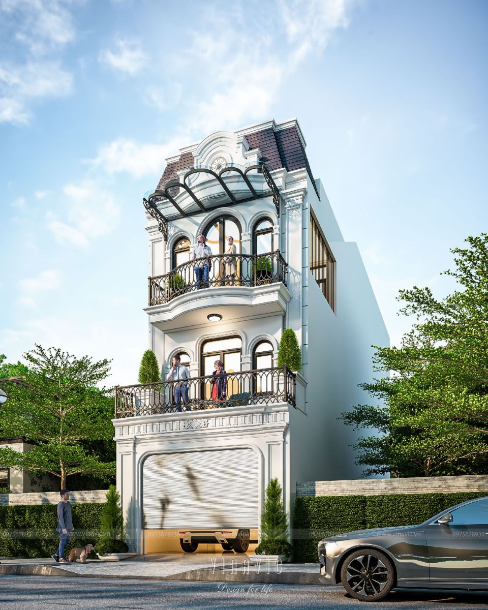 Vật liệu mặt tiền cao cấp được lựa chọn