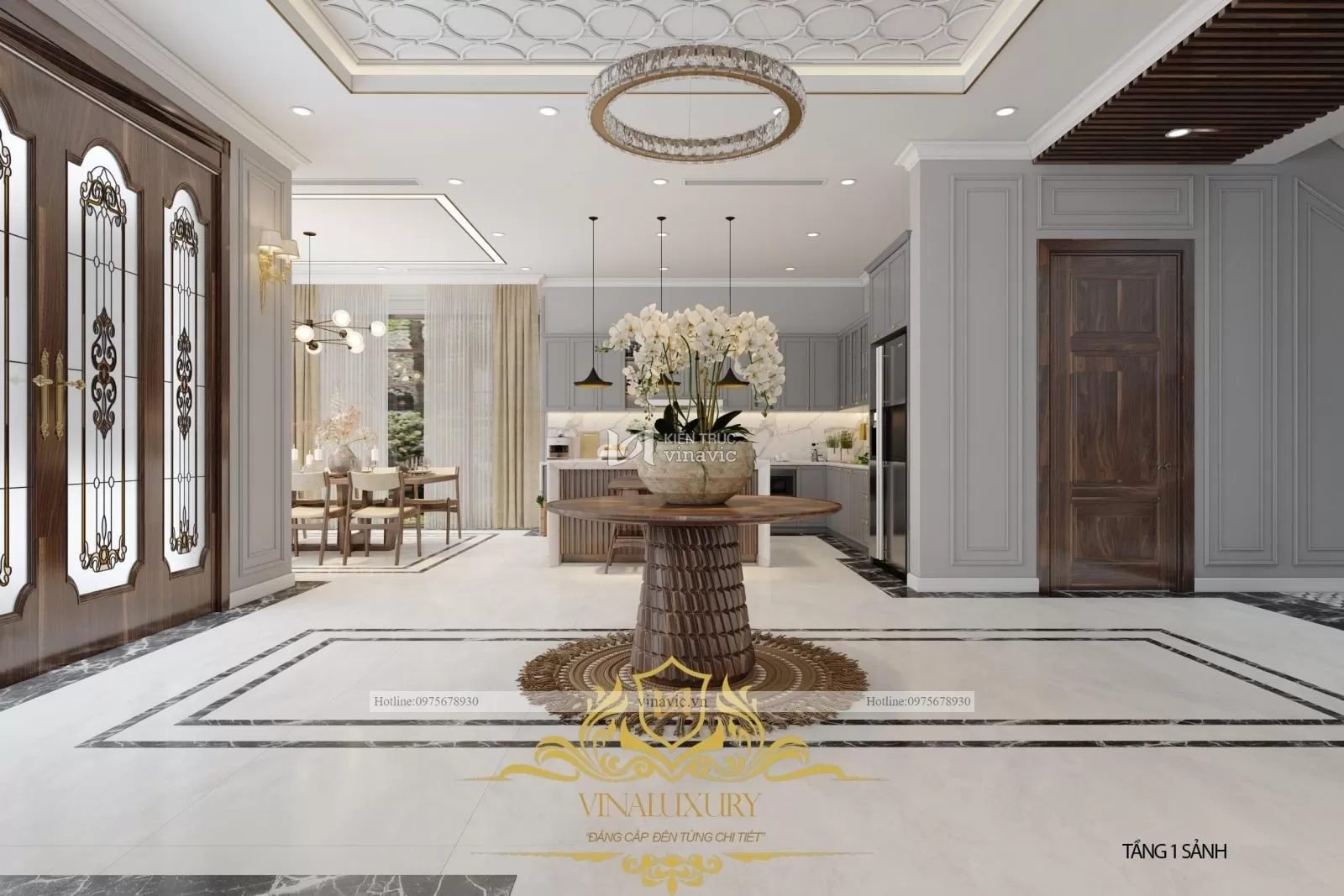 Mẫu thiết kế nội thất đẹp nhà anh Giang Thái Bình NT2301