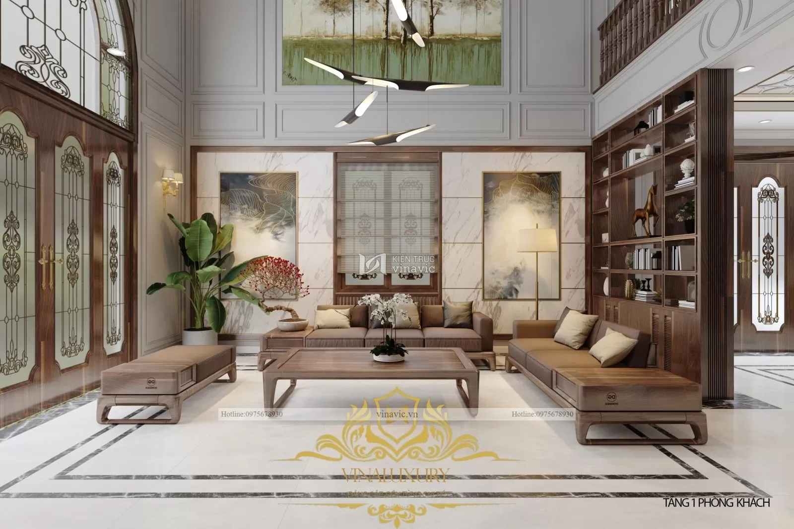 Mẫu thiết kế nội thất đẹp nhà anh Giang Thái Bình NT2301