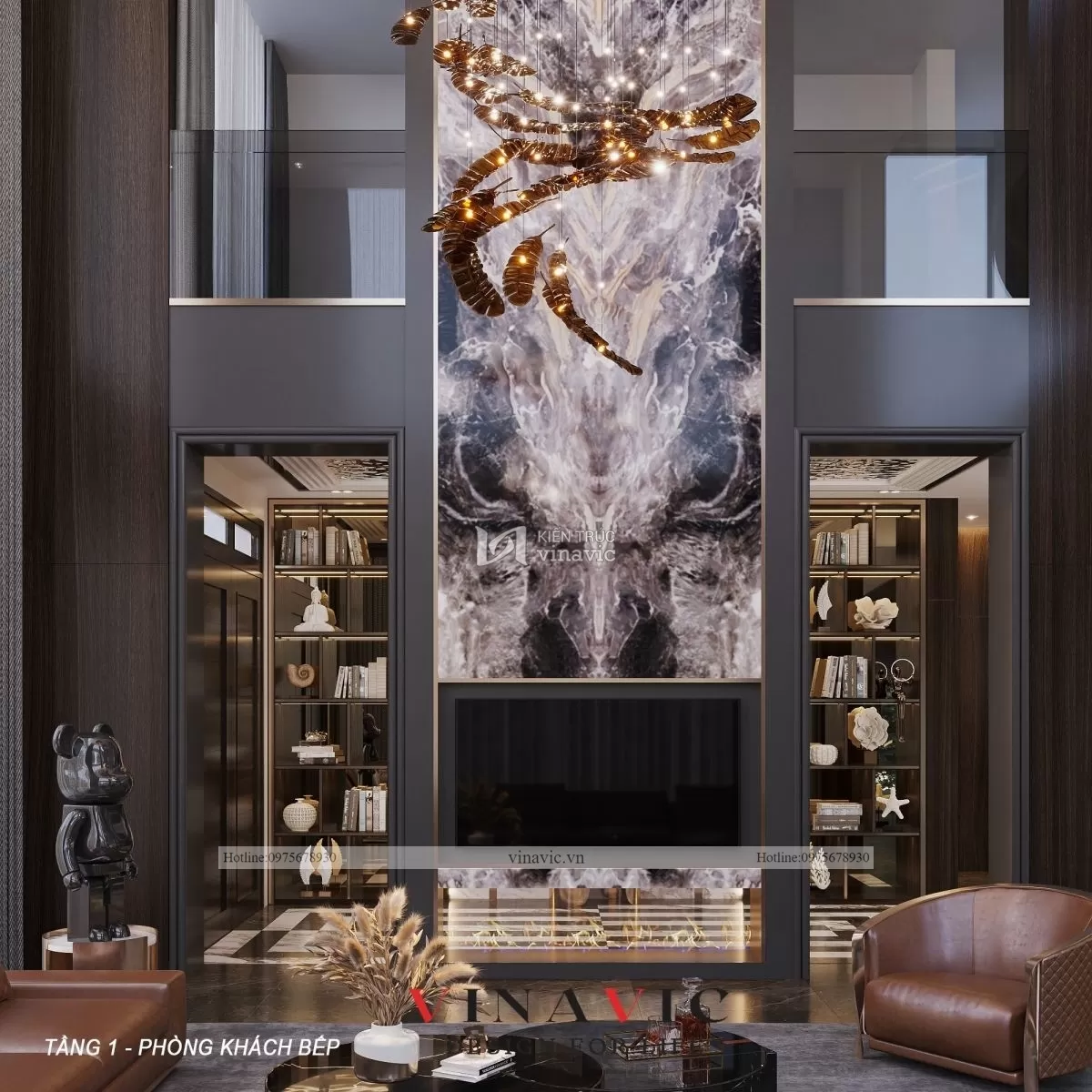 Thiết kế nội thất cao cấp màu đen sang trọng anh Vinh Phú Thọ NT2305