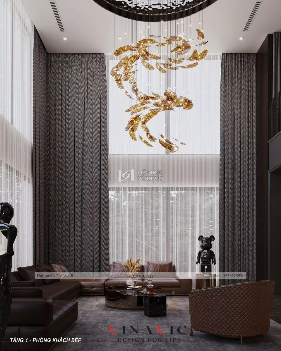 Thiết kế nội thất cao cấp màu đen sang trọng anh Vinh Phú Thọ NT2305