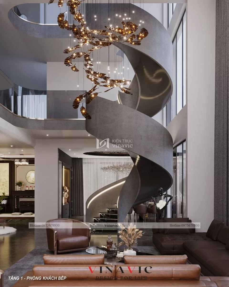 Thiết kế nội thất cao cấp màu đen sang trọng anh Vinh Phú Thọ NT2305