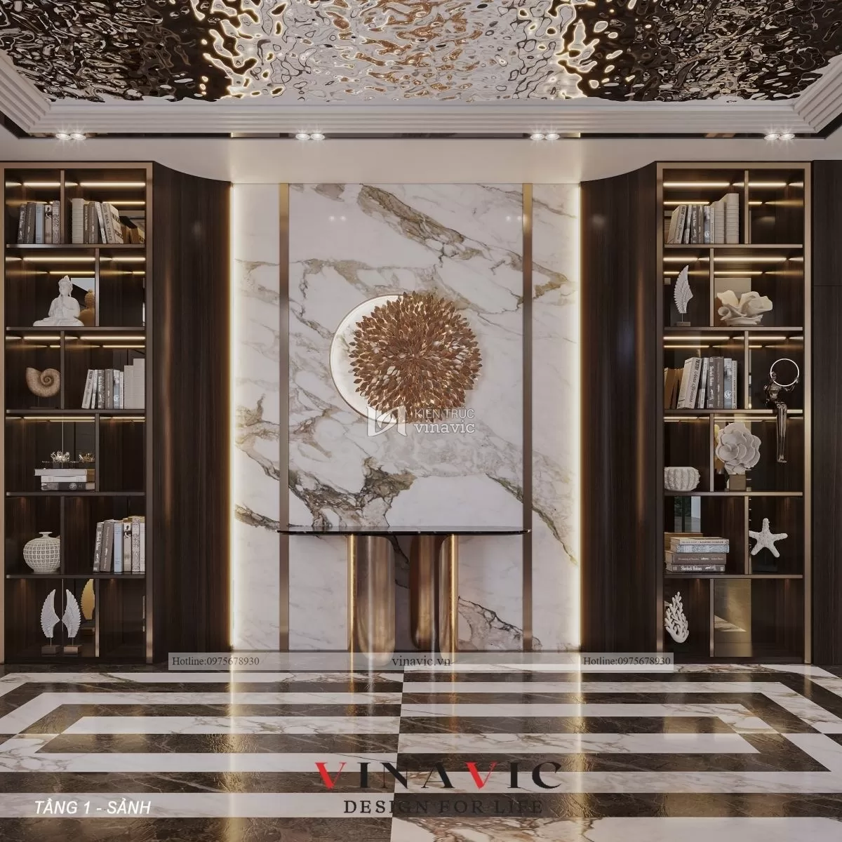 Thiết kế nội thất cao cấp màu đen sang trọng anh Vinh Phú Thọ NT2305