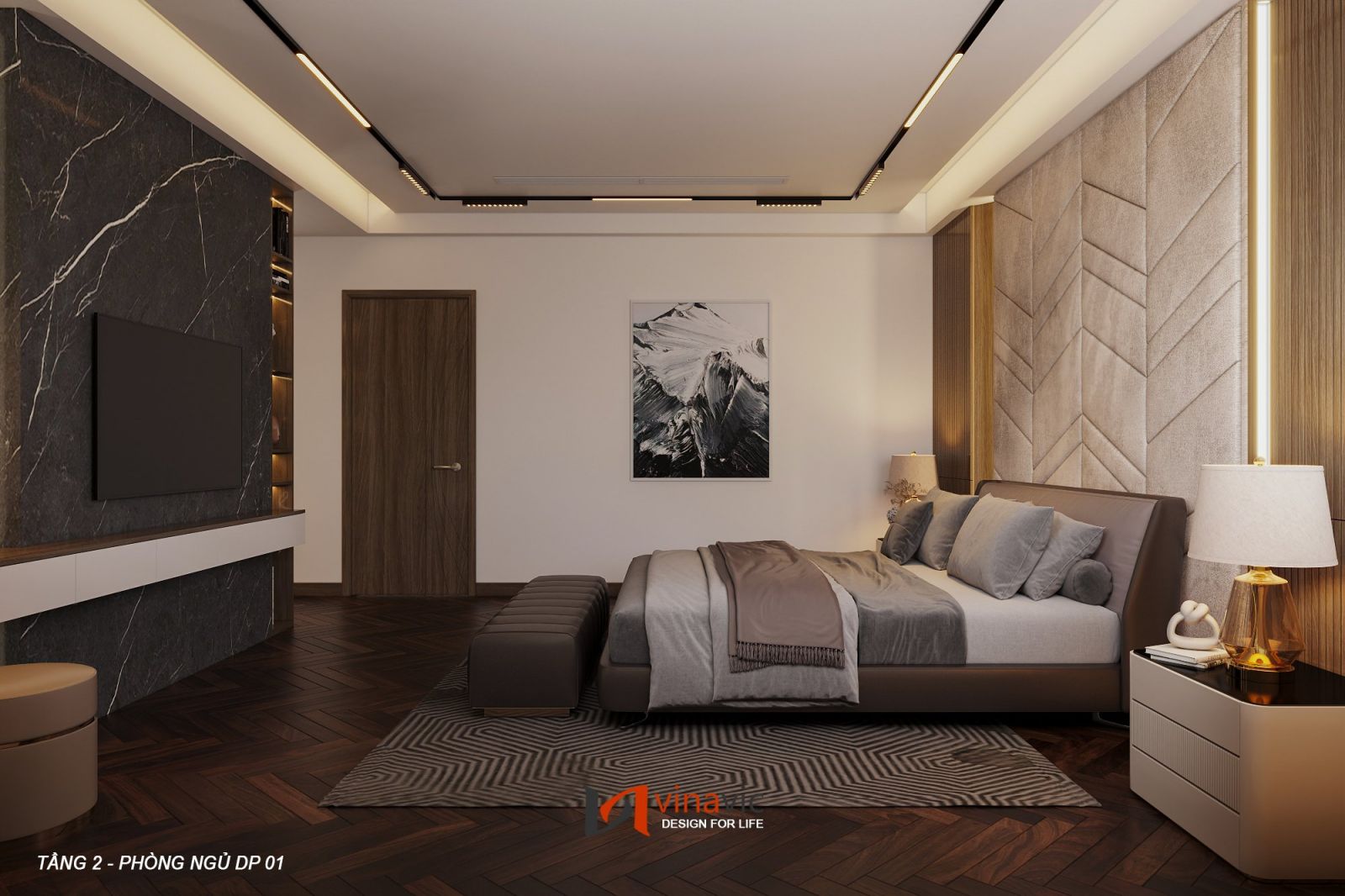 Thiết kế nội thất đẹp thông tầng anh Tuấn Anh Hưng Yên NT2306