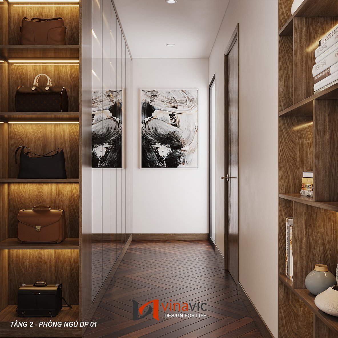 Thiết kế nội thất đẹp thông tầng anh Tuấn Anh Hưng Yên NT2306