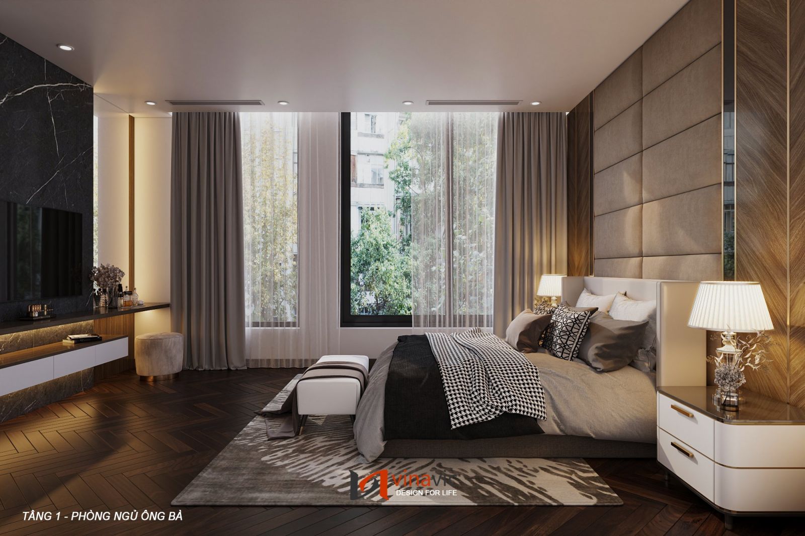 Thiết kế nội thất đẹp thông tầng anh Tuấn Anh Hưng Yên NT2306