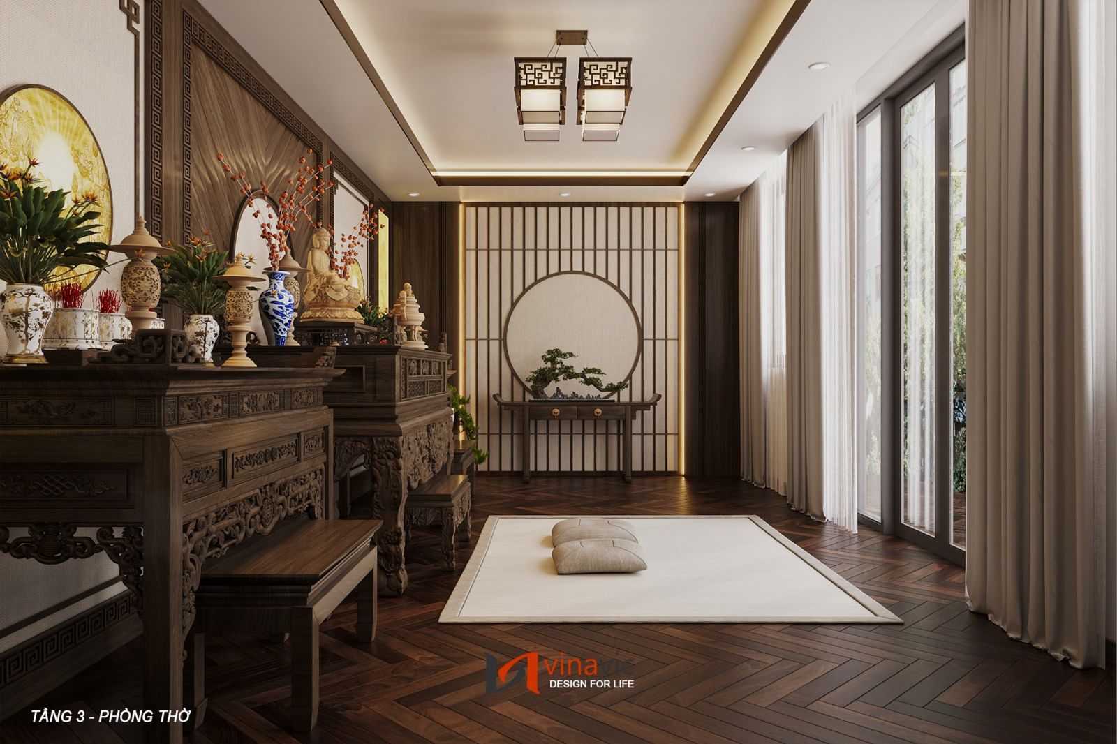 Thiết kế nội thất đẹp thông tầng anh Tuấn Anh Hưng Yên NT2306