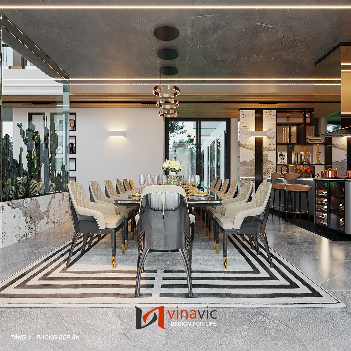 Thiết kế nội thất đẹp thông tầng anh Tuấn Anh Hưng Yên NT2306