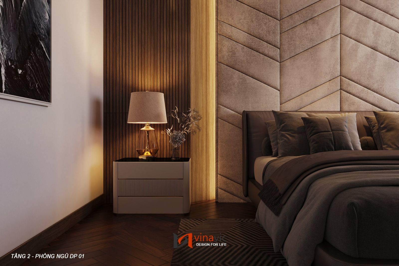 Thiết kế nội thất đẹp thông tầng anh Tuấn Anh Hưng Yên NT2306