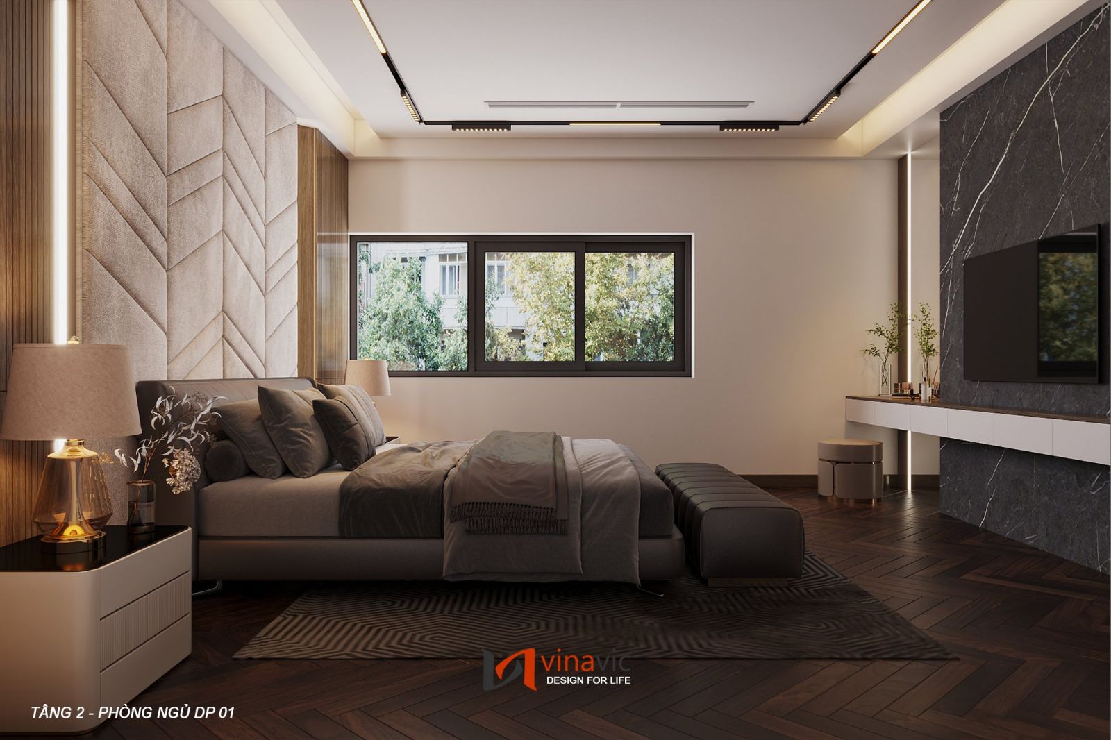 Thiết kế nội thất đẹp thông tầng anh Tuấn Anh Hưng Yên NT2306