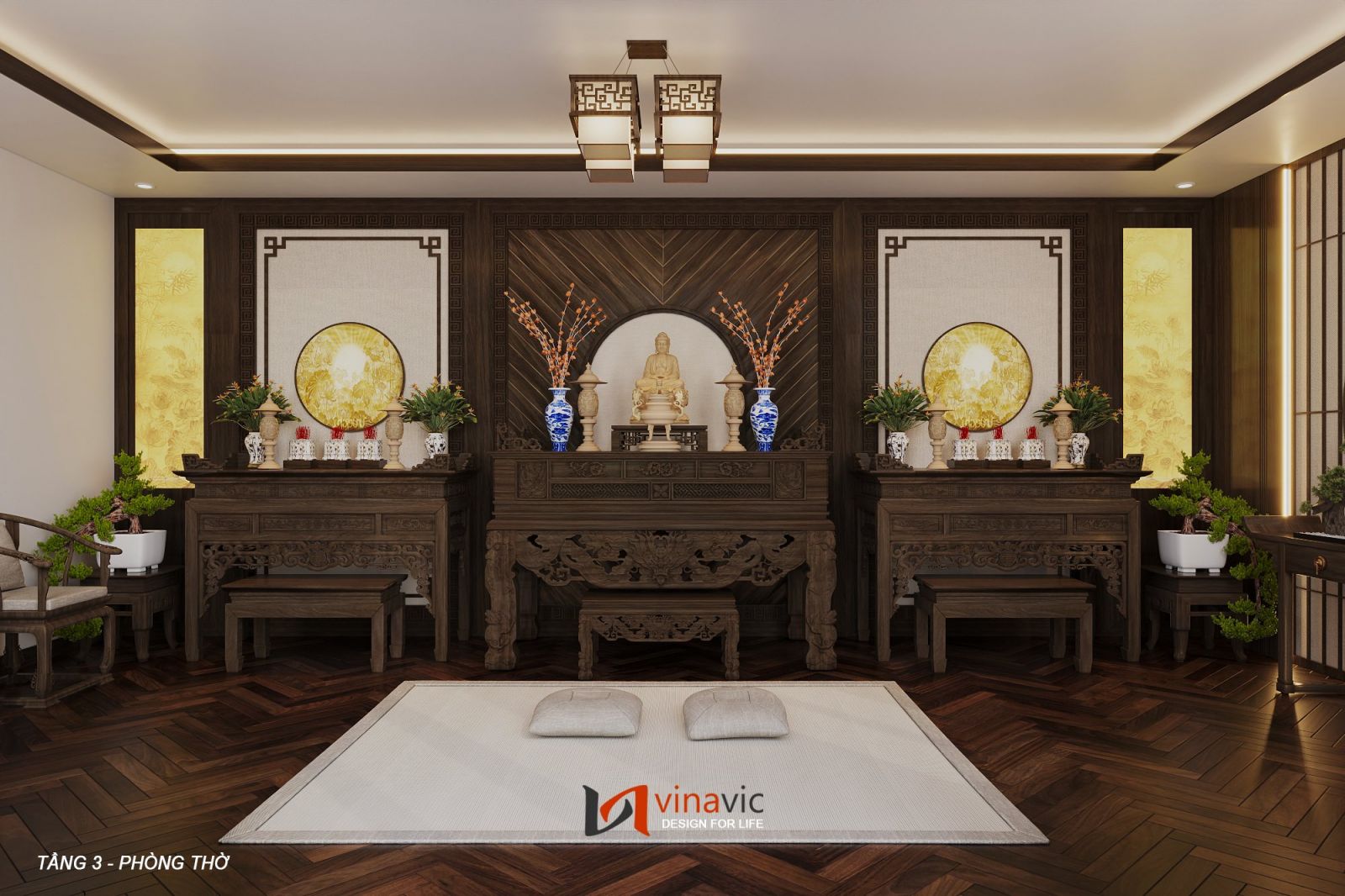 Thiết kế nội thất đẹp thông tầng anh Tuấn Anh Hưng Yên NT2306