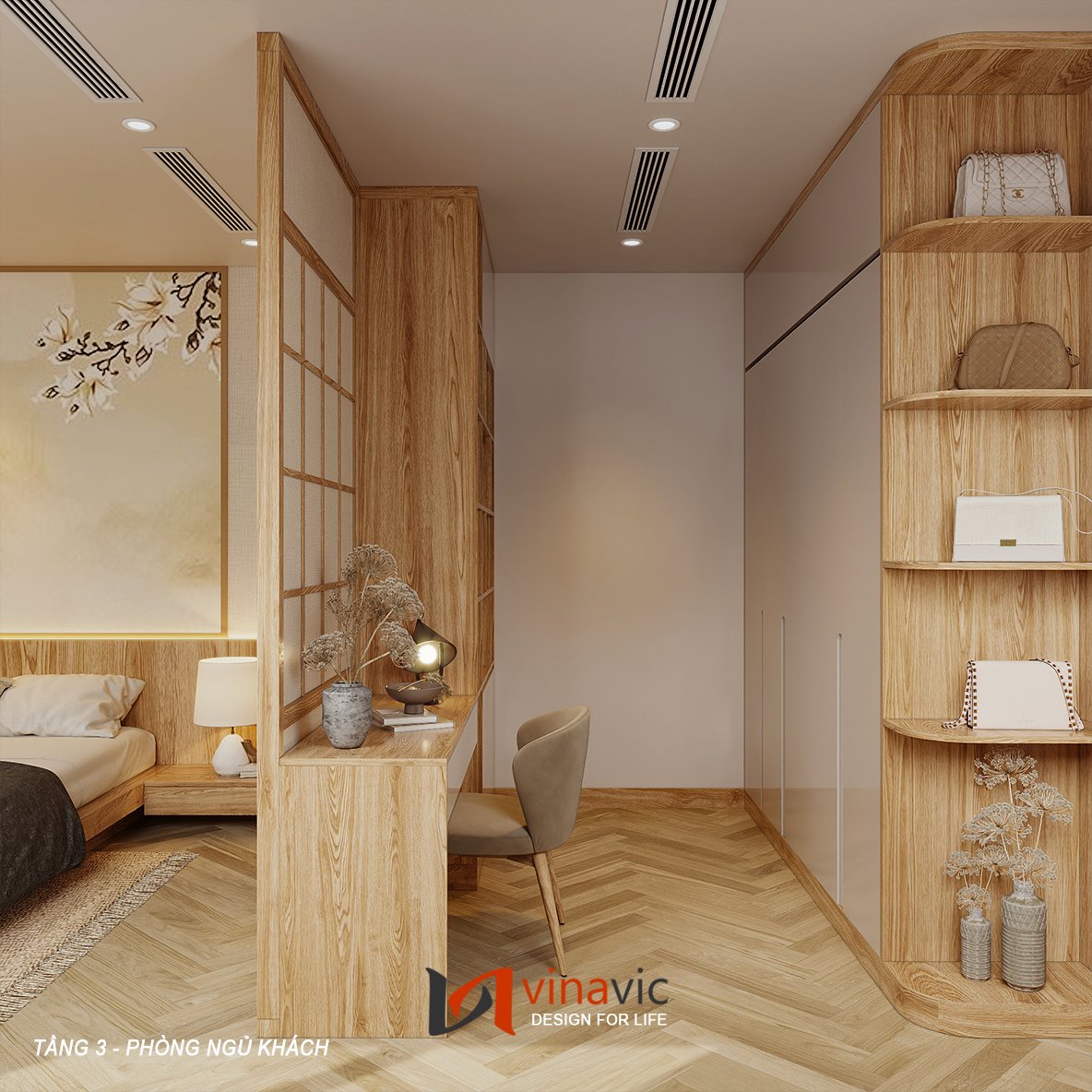 Thiết kế nội thất đẹp thông tầng anh Tuấn Anh Hưng Yên NT2306