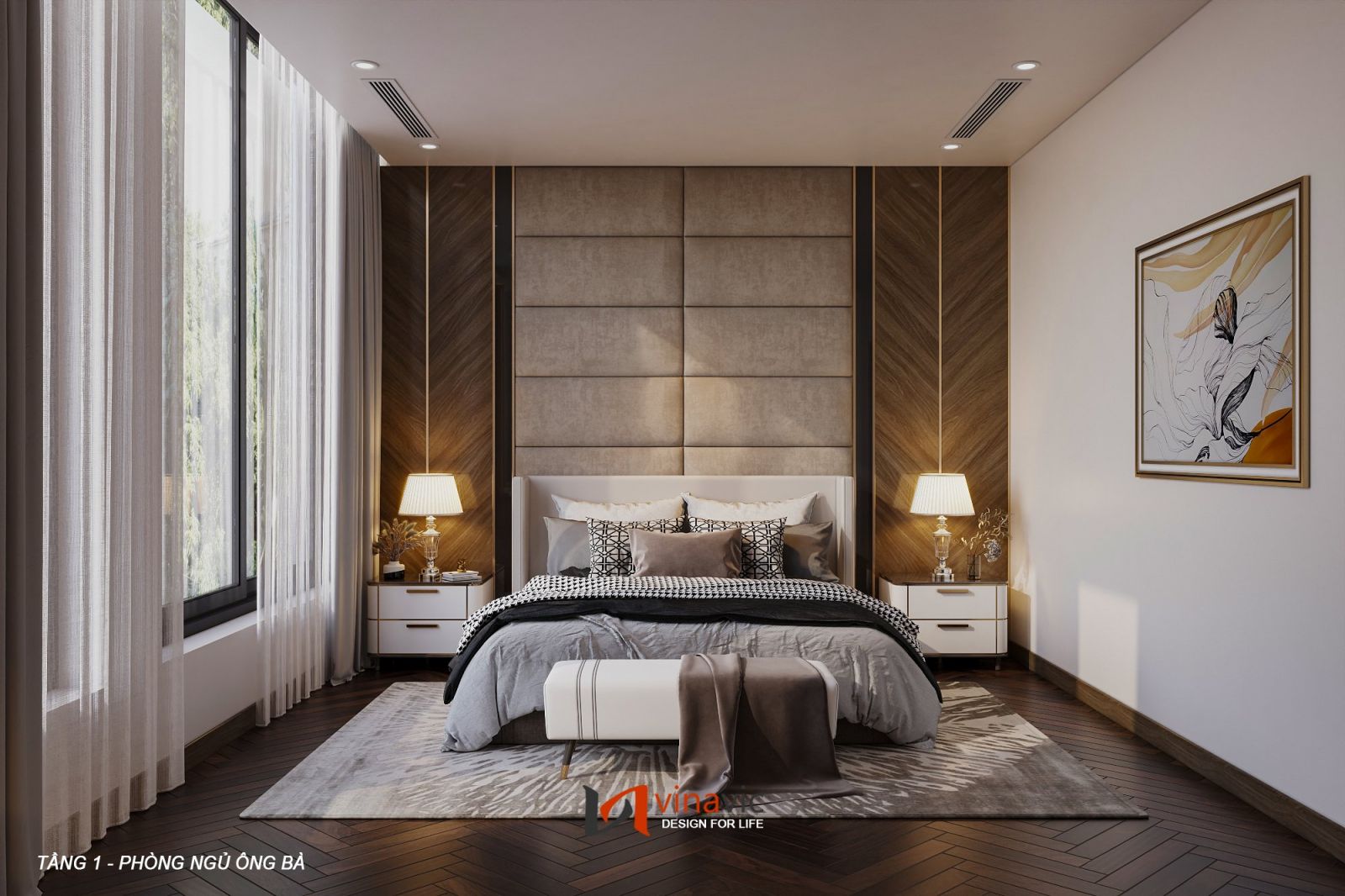 Thiết kế nội thất đẹp thông tầng anh Tuấn Anh Hưng Yên NT2306