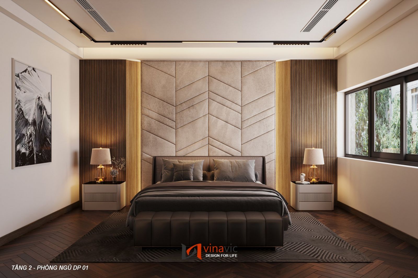 Thiết kế nội thất đẹp thông tầng anh Tuấn Anh Hưng Yên NT2306