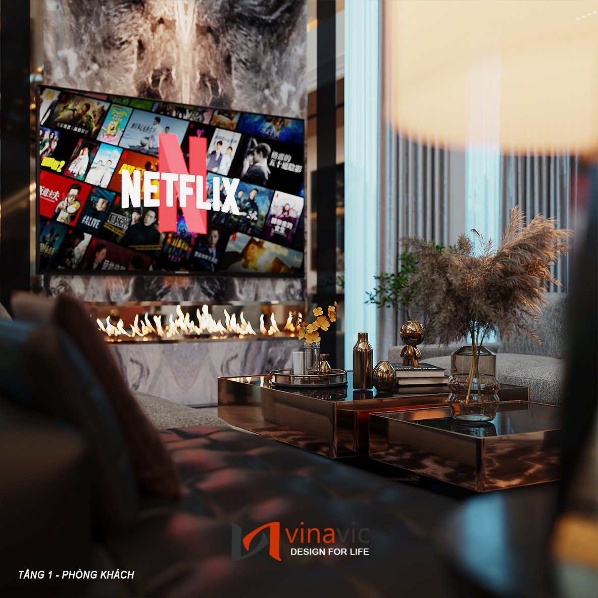 Thiết kế nội thất đẹp thông tầng anh Tuấn Anh Hưng Yên NT2306