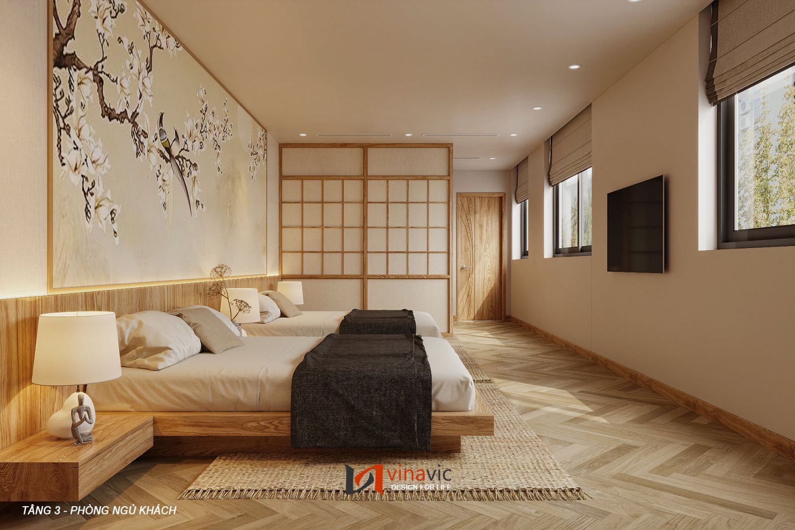 Thiết kế nội thất đẹp thông tầng anh Tuấn Anh Hưng Yên NT2306