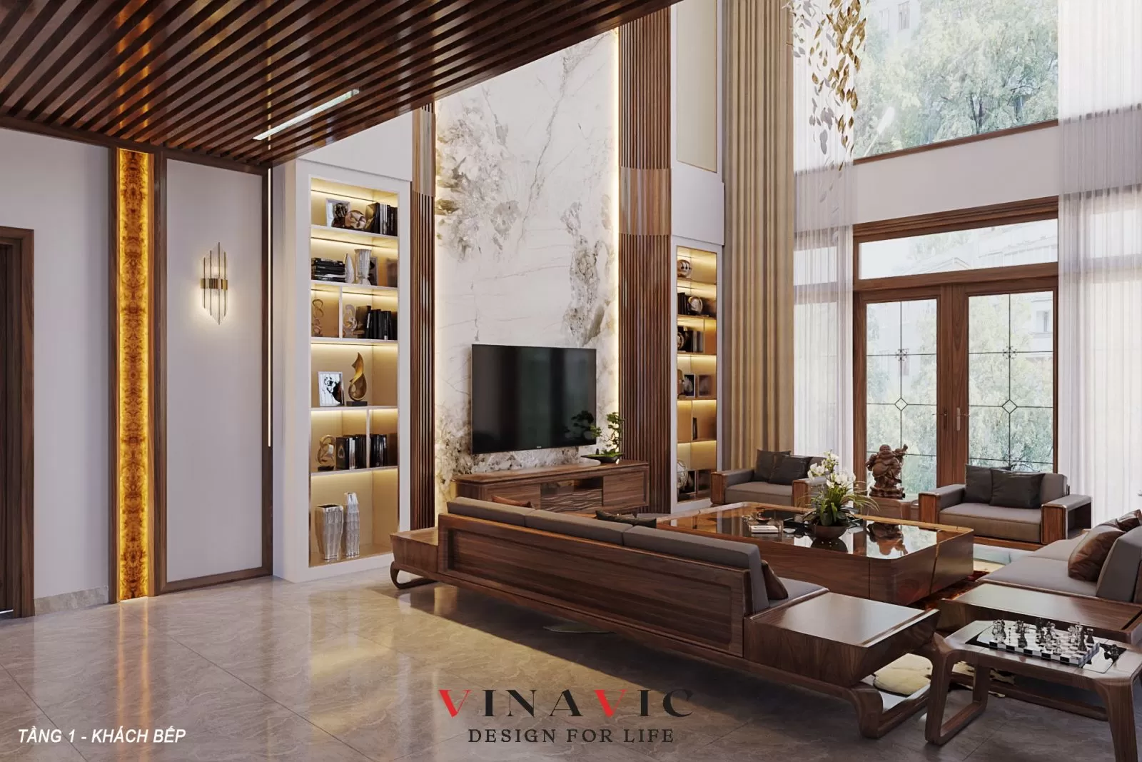  Áp dụng xu hướng hình học trong thiết kế nhà phố hiện đại