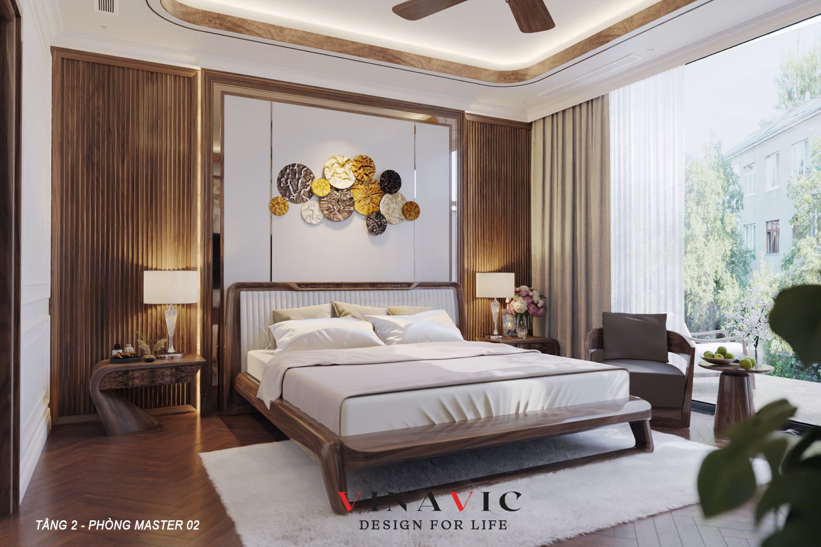 Thiết kế nội thất hiện đại biệt thự 2 tầng (CĐT: Mr Thắng - Ninh Bình) NT2313