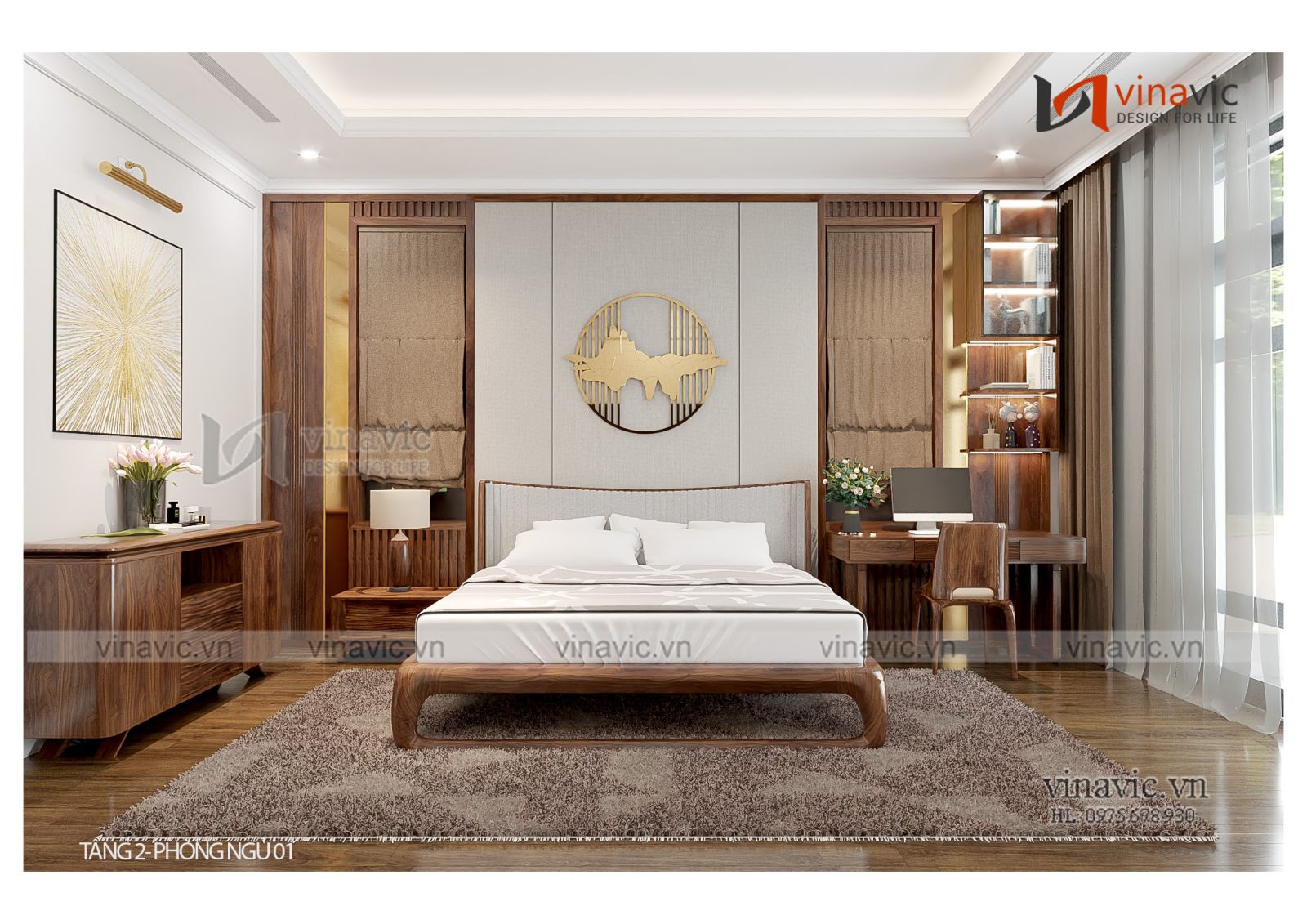 Phòng ngủ biệt thự