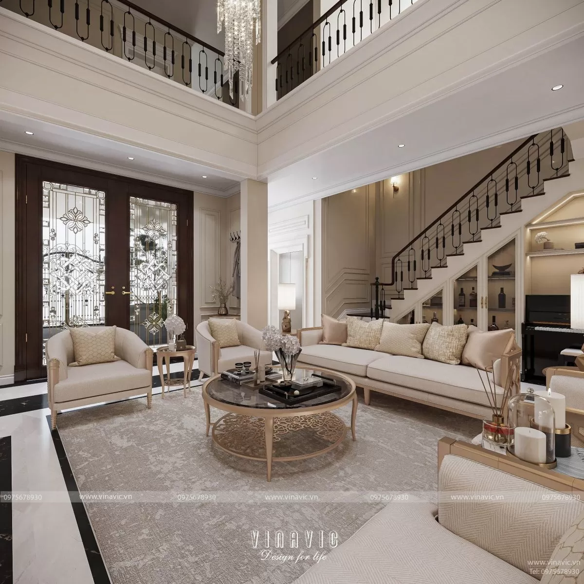 Cầu thang được tính theo chiều cao tiêu chuẩn