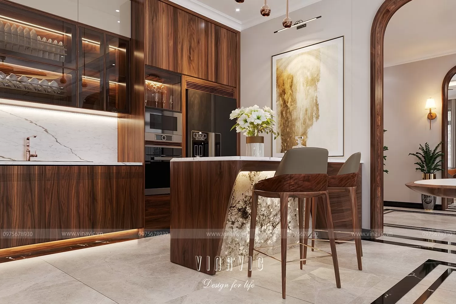 Bố trí công năng thông minh cho căn hộ 105m2