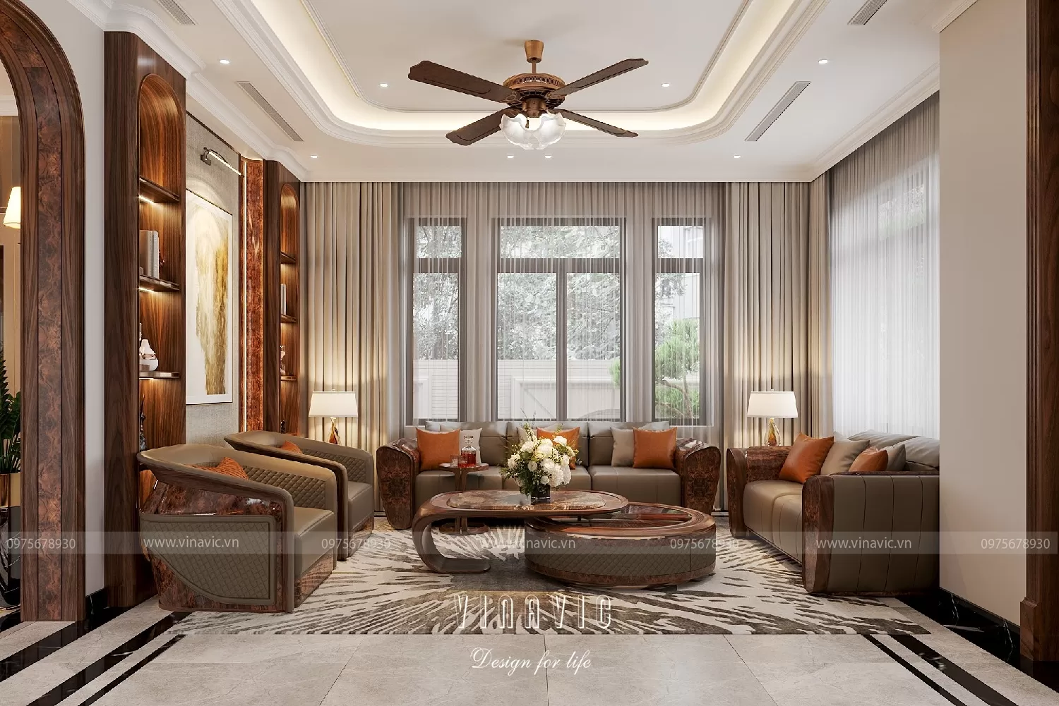 Gỗ óc chó sang trọng đẳng cấp