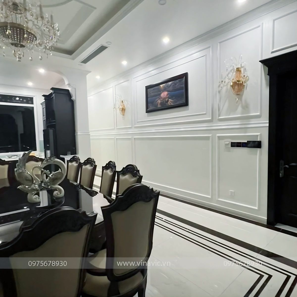 Thi công biệt thự cổ điển 340m2 (CĐT: Mr Hòa - Bình Định) TCBT2206