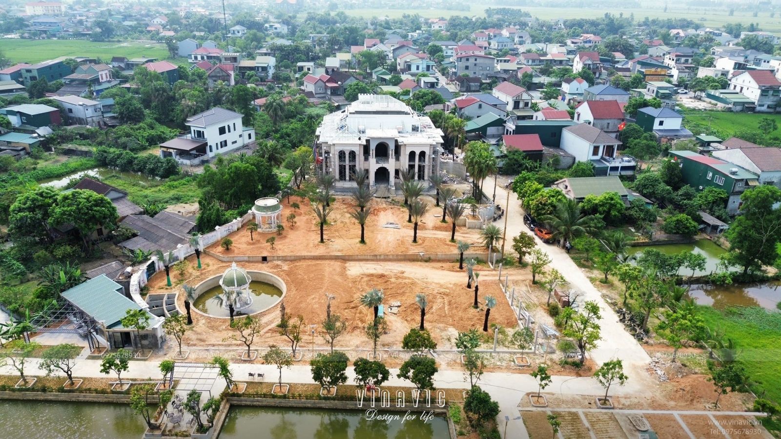 Thi công biệt thự Địa Trung Hải 340m2 (CĐT: Mr Phú- Hà Tĩnh) TCBT2207