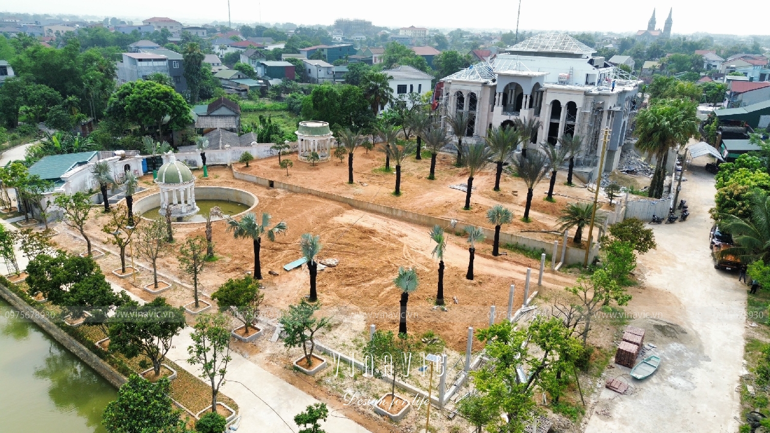 Thi công biệt thự Địa Trung Hải 340m2 (CĐT: Mr Phú- Hà Tĩnh) TCBT2207