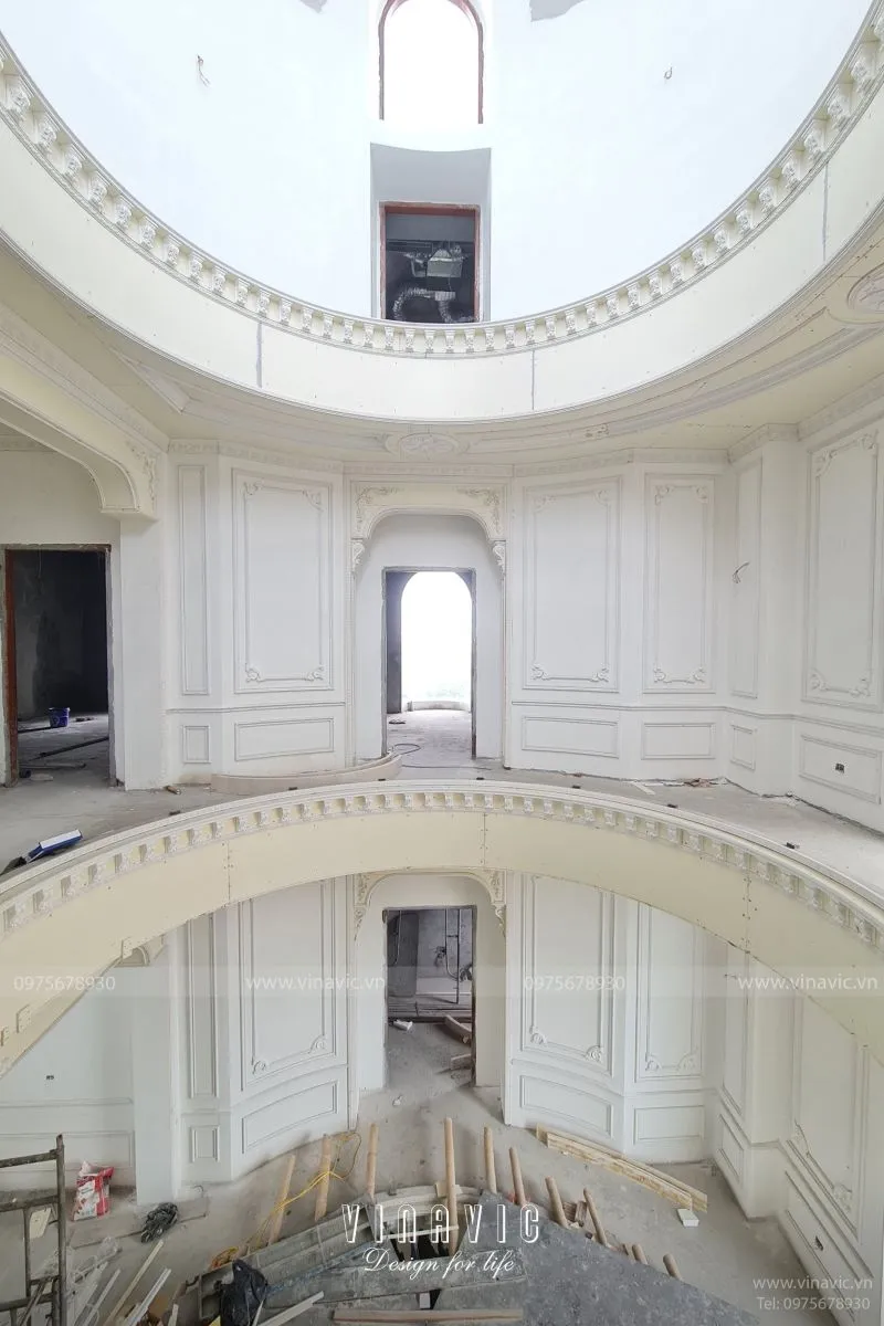 Đây là dòng phào chỉ nổi bật nhất năm 2025 với họa tiết mềm mại, tinh xảo