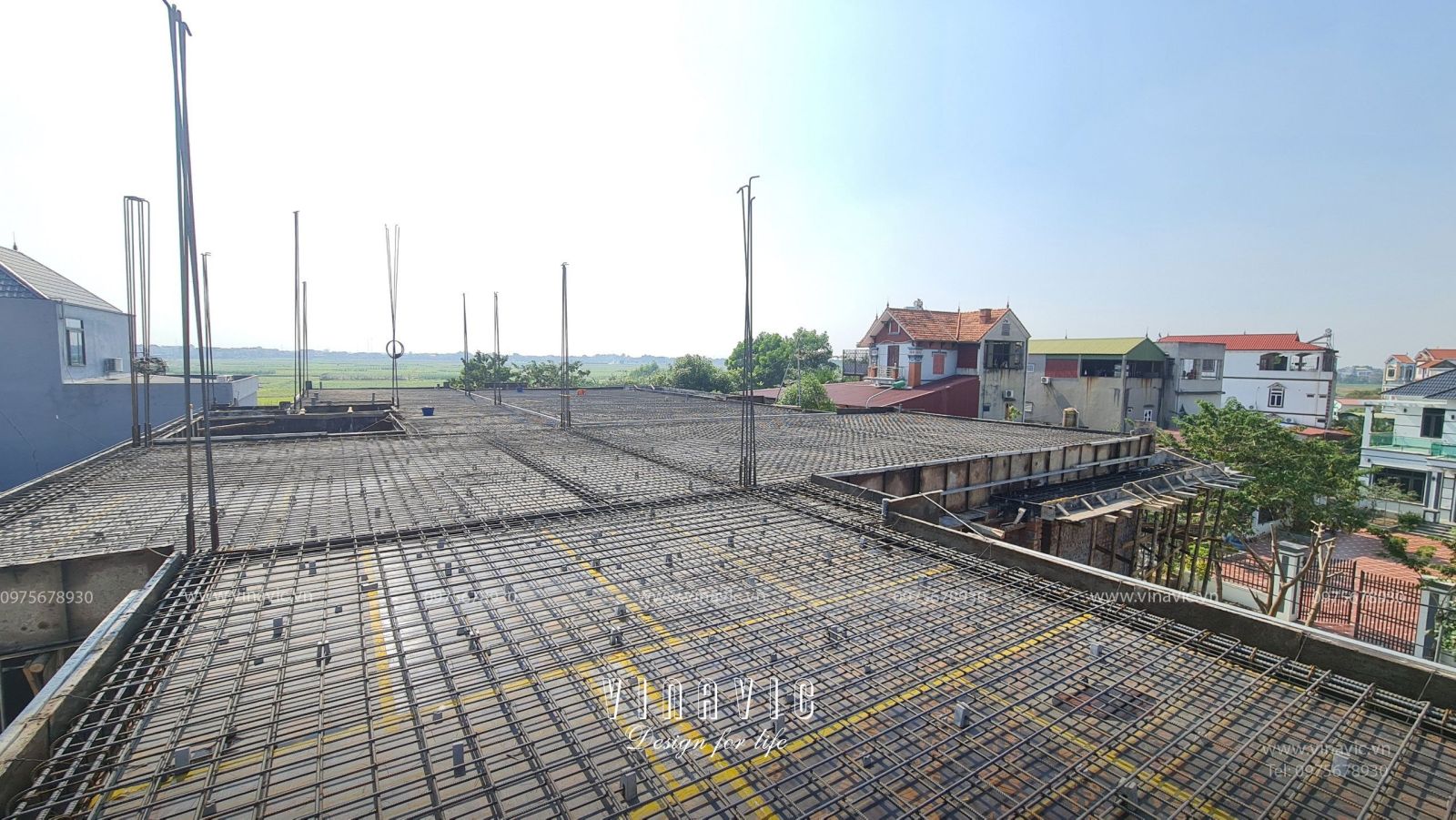 Thi công biệt thự hiện đại 3 tầng 270m2 (CĐT: Mr Dương - Bắc Giang) TCBT2209