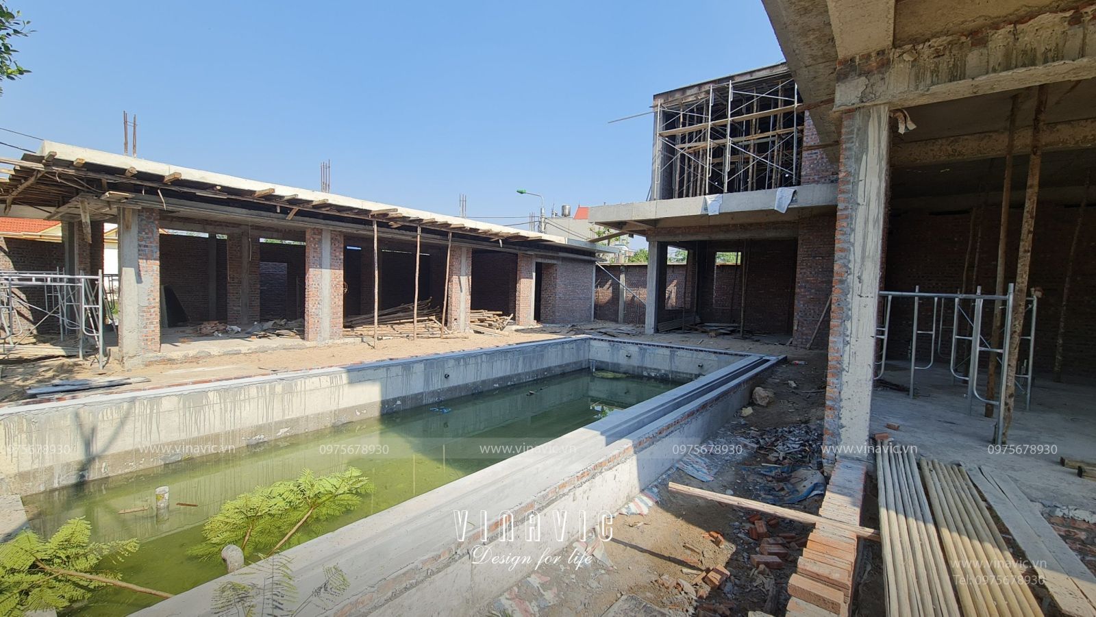 Thi công biệt thự hiện đại 3 tầng 270m2 (CĐT: Mr Dương - Bắc Giang) TCBT2209