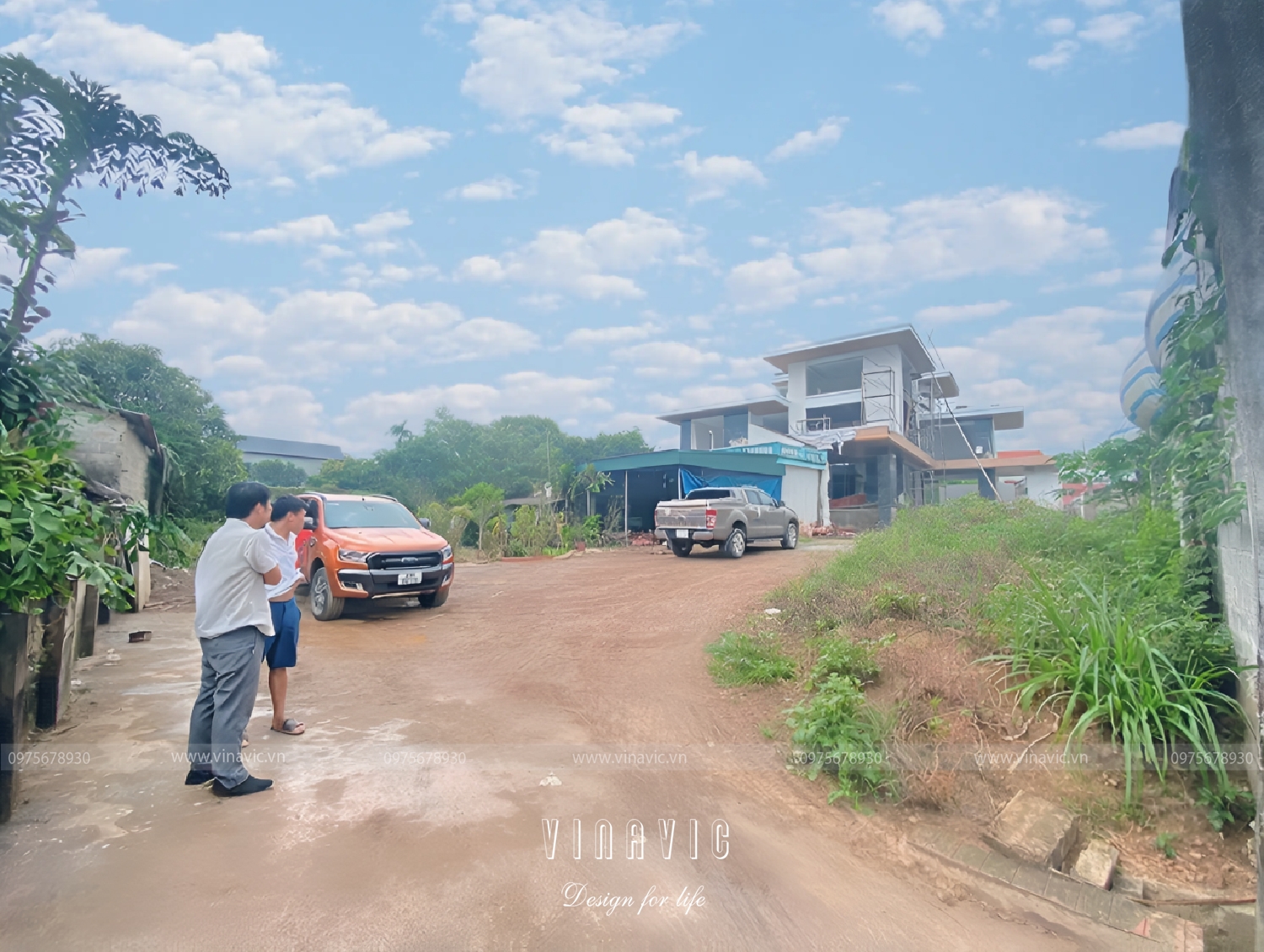 Thi công biệt thự hiện đại 3 tầng 500m2 (CĐT: Mr Vinh - Phú Thọ) TCBT2210