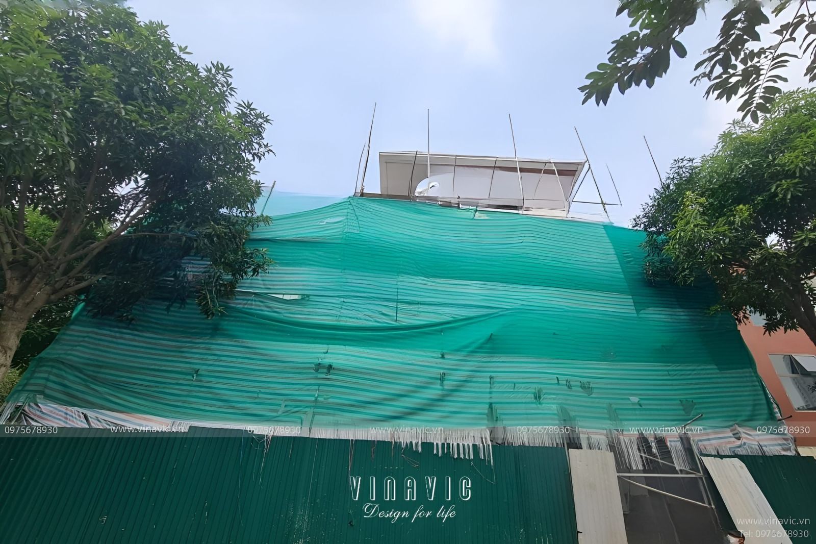 Thi công biệt thự hiện đại 4 tầng 120m2 (CĐT: Mr Quyền - Linh Đàm) TCBT2211