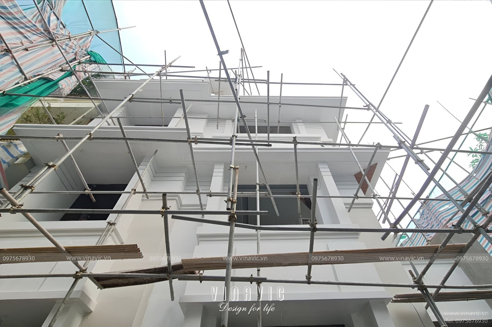 Thi công biệt thự hiện đại 4 tầng 120m2 (CĐT: Mr Quyền - Linh Đàm) TCBT2211