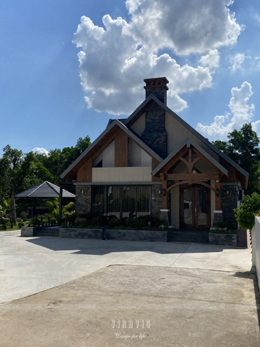 Thi công biệt thự 1 tầng hiện đại 240m2 (CĐT: Mr Thuận - Vĩnh Phúc) TCBT2212