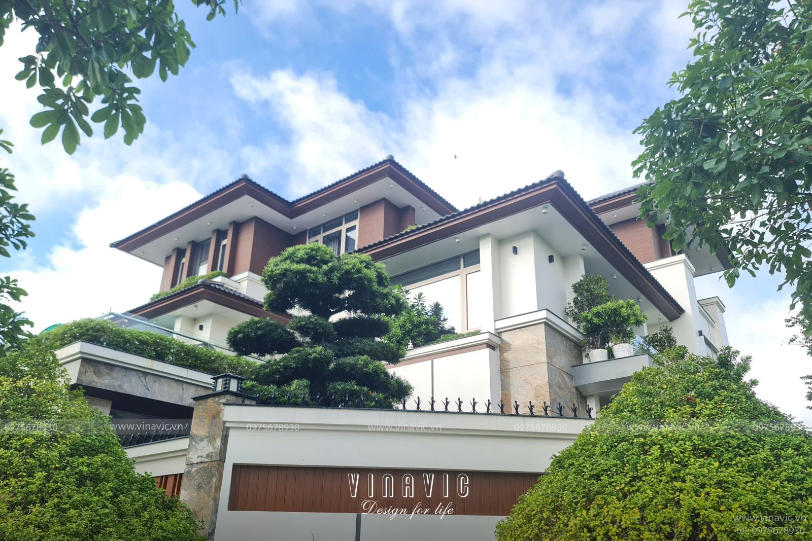 Thi công biệt thự góc 3 tầng 2 mặt tiền 208m2 (CĐT: Mr Hiệu - An Giang) TCBT2214