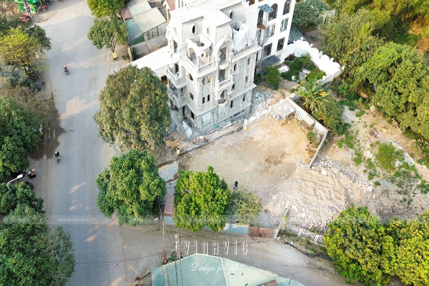 Thi công biệt thự tân cổ điển 4 tầng 1 hầm (CĐT: Mr Tuấn - Thanh Hóa) TCBT2216